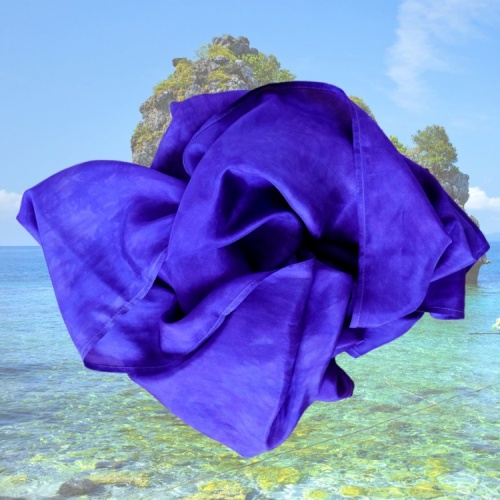 JagBag Large Silk Beach Wrap - Violet